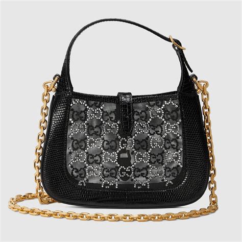 gucci jackie bag lizard|Jackie 1961 mini lizard shoulder bag .